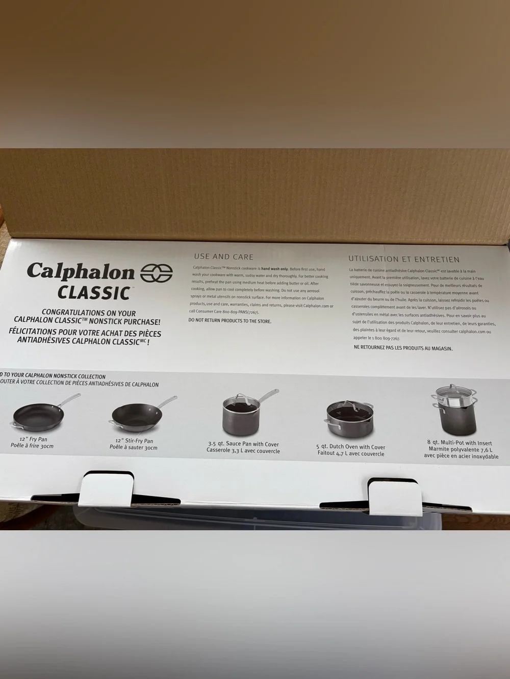 Calphalon Classic 10 pc Cookware Set l Brand New in Box